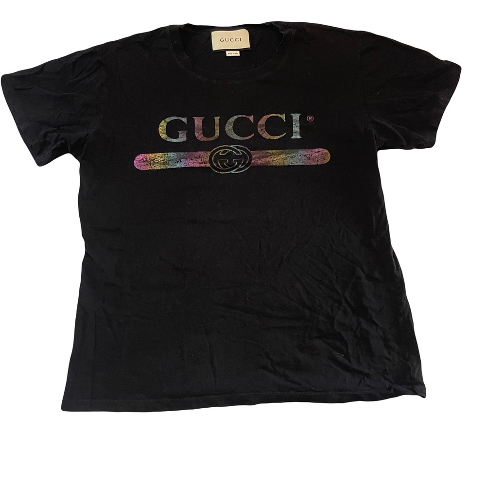 Gucci Multicolor Logo Tshirt